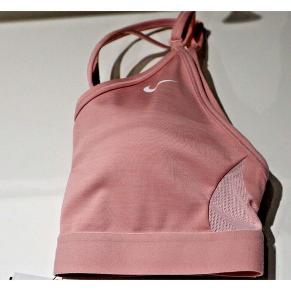 Nike CZ4456 Women Sz S Pink Dri-FIT Indy Light-Support Padded V-Neck Sports Bra - Picture 4 of 4
